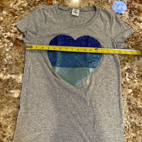 Vintage NEW Victoria’s Secret Tee Top T-Shirt Heart Bling Size S - M Medium - Picture 5 of 6